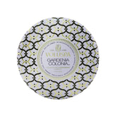 Voluspa 3 Wick Decorative Tin Candle - Gardenia Colonia
