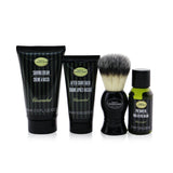The Art Of Shaving The 4 Elements Of The Perfect Shaving 4-Pieces Kit - Unscented: Pre-Shave Oil 30ml + Shaving Cream 45ml + After-Shave Balm 30ml + Shaving Brush 4pcs