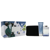 Bvlgari Man Glacial Essence Coffret: Eau De Parfum Spray 100ml/3.4oz + After Shave Balm 100ml/3.4oz + Pouch (X'mas Edition) 2pcs+Pouch
