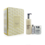 Elemis Skin Resurfacing Trio Set: Facial Pads 60pads+ Facial Wash 200ml+ Skin Smoothing Essence 28ml 3pcs