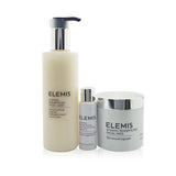 Elemis Skin Resurfacing Trio Set: Facial Pads 60pads+ Facial Wash 200ml+ Skin Smoothing Essence 28ml 3pcs