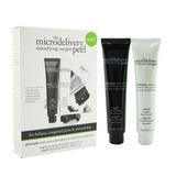 Philosophy The Microdelivery Detoxifying Oxygen Peel: Detoxifying Charcoal Gel 60ml + Oxygen Foam Booster 60ml 2pcs
