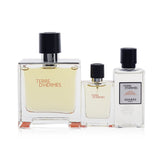 Hermes Terre D'Hermes Coffret: Pure Parfum Spray 75ml + Pure Parfum Spray 12.5ml + After-Shave Lotion 40ml 3pcs