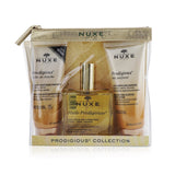 Nuxe Prodigious Collection: Huile Prodigieuse Multi-Purpose Dry Oil 100ml + Prodigieux Precious Scented Shower Oil 100ml + Prodigieux Beautifying Scented Body Lotion 100ml 3pcs