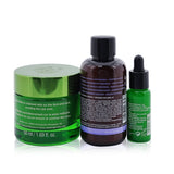 Apivita Fresh & Glow (Bee Radiant- Rich Texture) Gift Set: Cream 50ml+ Serum 10ml+ Cleansing Creamy Foam 75ml+ Pouch 3pcs+1pouch