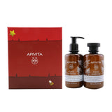 Apivita Relaxing Treats Euphoria & Softness Set: Pure Jasmine Shower Gel 250ml+ Pure Jasmine Moisturizing Body Milk 200ml 2pcs