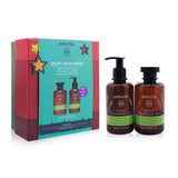 Apivita Uplift Your Mood Toning & Revitalization Set: Tonic Mountain Tea Shower Gel 250ml+ Tonic Mountain Tea Body Milk 2pcs