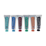 Marvis Flavour Collection: (Amarelli Licorice + Classic Strong Mint + Cinnamon Mint + Ginger Mint Toothpaste + Aquatic Mint Toothpaste + Anise Mint Toothpaste) Travel-Sized Toothpastes 6x 25ml/1.3oz