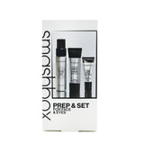 Smashbox Prep & Set For Face & Eyes Set (1x Smooth & Blur Primer 12ml + 1x Setting Spray 30ml + 1x 24 Hour Shadow Primer 4ml) 3pcs