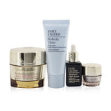 Estee Lauder Firm+Glow Skincare Delights: Revitalizing Supreme+Cream 50ml+ Revitalizing Supreme+Eye 5ml+ ANR 15ml+ Perfectly Clean 30ml 4pcs