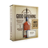 18.21 Man Made Book of Good Grooming Gift Set Volume 2: Absolute Mahogany (Wash 532ml + Grit Bar 198g ) 2pcs