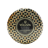Voluspa 3 Wick Decorative Tin Candle - Burning Woods 340g/12oz