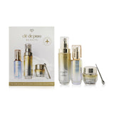 Cle De Peau The Serum & Anti-Aging Skincare Collection: The Serum 50ml+ Firming Serum Supreme 40ml+ Eye Contour Cream Supreme 15ml 3pcs