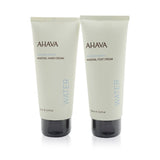 Ahava Essential Hydration Hand & Foot Duo Kit: Deadsea Water Mineral Hand Cream 100ml+ Deadsea Water Mineral Foot Cream 100ml 2pcs