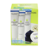 Juice Beauty Blemish Clearing Solutions Kit : Cleanser + Serum + Moisturizer + Mask + Washcloth (Exp Date: 01/2023) 4pcs+1cloth