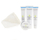 Juice Beauty Blemish Clearing Solutions Kit : Cleanser + Serum + Moisturizer + Mask + Washcloth (Exp Date: 01/2023) 4pcs+1cloth