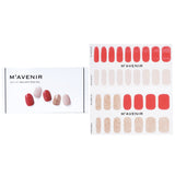 Mavenir Nail Sticker - # Cream Blue Matt Nail 32pcs