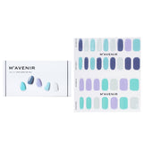Mavenir Nail Sticker (Blue) - # Aurora Babyblue Nail 32pcs