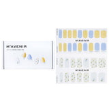 Mavenir Nail Sticker (Patterned) - # Mint Cream Dot Pedi 36pcs