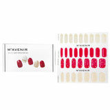 Mavenir Nail Sticker (Red) - # Shell We Rose Wine Nail 32pcs