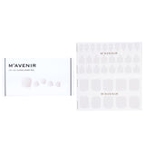 Mavenir Nail Sticker (White) - # Violeta Blooming Nail 32pcs