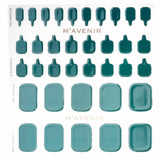 Mavenir Nail Sticker - # Vintage Mint Pedi 36pcs