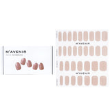 Mavenir Nail Sticker (Brown) - # Gold Cafe Latte Nail 32pcs