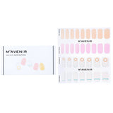Mavenir Nail Sticker (Assorted Colour) - # Lovely Deer Santa Nail 32pcs