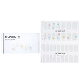 Mavenir Nail Sticker (White) - # Violeta Blooming Nail 32pcs