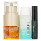 Clarins Clarins Double Serum Eye Set: Double Serum Eye 20ml + Instant Eye Make-up Remover 30ml + Supra Lift & Curl Mascara 3ml 3pcs