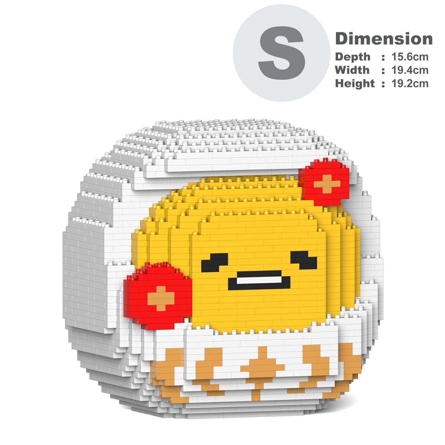 Nanoblock Gudetama Sanrio Collection – Kit Costruzioni Con 190 Pezzi, Altezza 4,2 Cm, Difficoltà 2, Prodotto Ufficiale - 2