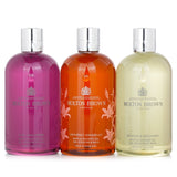 Molton Brown Floral & Citrus Bath&Shower Gel Set (Fiery Pink Pepper-300ml&Ltd.Ed.Heavenly Gingerlily-300ml&Orange and Bergamot-300ml) 3x300ml/10oz