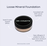 Be Coyote Loose Mineral Foundation 8g MF09