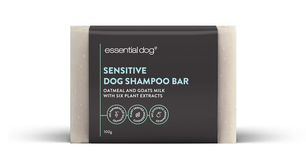 Essential Dog Sensitive Shampoo Bar Oatmeal & Goats Milk 100g Fresh