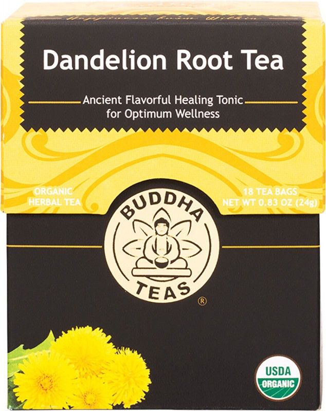 Buddha Teas Organic Herbal Tea Bags Dandelion Root Tea 18s – Fresh ...