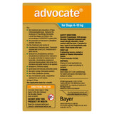 Advocate Dog 4-10 kg Medium 6s