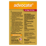 Advocate Dog 10-25 kg Large 6s