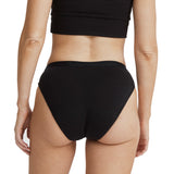 Scarlet Period-Proof Everday Brief Moderate to Heavy Black S