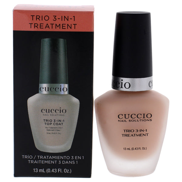 Cuccio Trio 3-In-1 Treatment by Cuccio for Women - 0.43 oz Nail Treatment