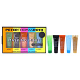 Peter Thomas Roth Mask-Erade Kit by Peter Thomas Roth for Unisex - 5 Pc Kit 0.47oz Cucumber Gel Mask Extreme Detoxify, 0.47oz Pumpkin Enzyme Mask, 0.47oz Irish Moor Mud Purifying Black Mask, 0.47oz 24K Gold Mask, 0.47oz Rose Stem Cell Bio-Repair Gel Mask