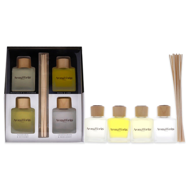 Aromaworks Light Range Reed Diffuser Set by Aromaworks for Unisex 4