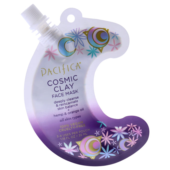 Pacifica Cosmic Clay Face Mask – Tiefenreinigung Für Klare, Strahlende Haut, 1.18 Oz
