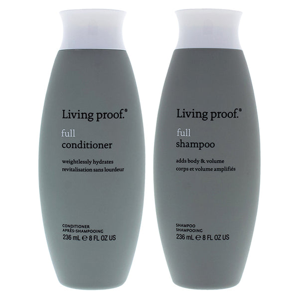 Living Proof Full Shampoo and Conditioner Kit by Living Proof for Unisex - 2 Pc Kit 8oz Shampoo, 8oz Conditioner