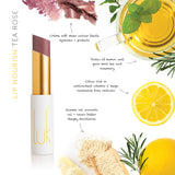 Luk Beautifood Lip Nourish 3g - Tea Rose