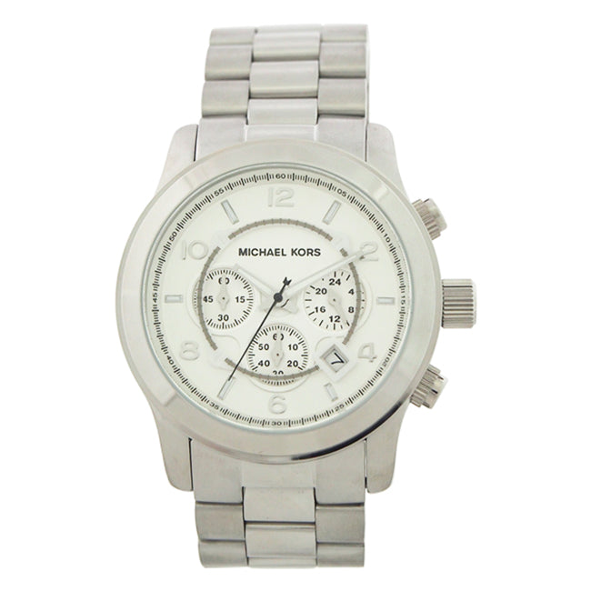Michael Kors MK8086 Runway Oversized Silver-Tone Watch by Michael