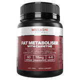 Musashi Fat Metaboliser With Carnitine 60 Capsules