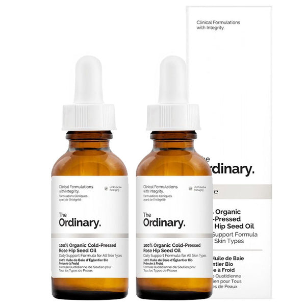 The Ordinary 100% Organic Cold-Pressed Rose Hip Seed Oil [Double Pack]