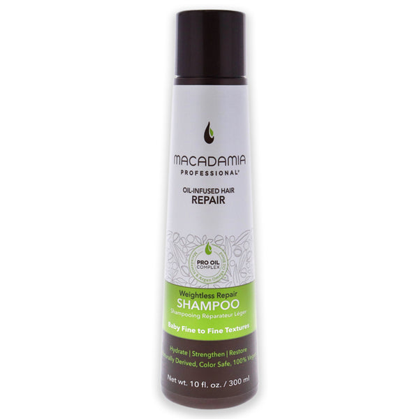 Macadamia Oil Weightless Repair Shampoo by Macadamia Oil for Unisex - 10 oz Shampoo