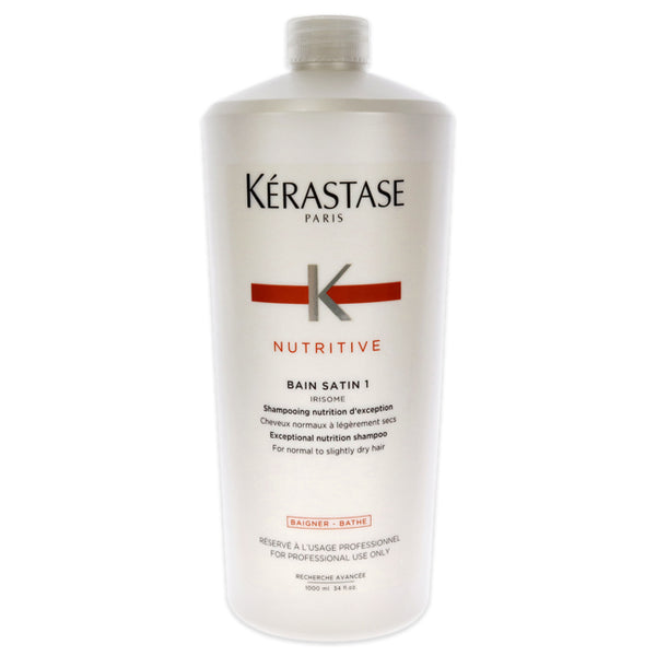 Kerastase Nutritive Bain Satin 1 Shampoo by Kerastase for Unisex - 34 oz Shampoo