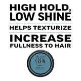 American Crew Men's Hair Fiber - High Hold Low Shine 3oz